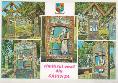 bnk cp Sapanta ( jud Maramures ) - Cimitirul vesel - necirculata foto