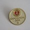 QW9 N4 38 - insigna - comunism - tehnic - inscriptia EXPOSITION DDR