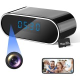 Camera Spion in Ceas WiFi 1080P Full HD cu Card 16GB Inclus, Vedere Nocturna, Detectare Miscare, Alerte pe Telefon, Inregistrare Audio Video, Aplicati