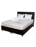 Set Saltea ortopedica cu arcuri Super Ortopedica Sofia 180x200x20cm, fermitate medie, plasa arcuri tip Bonell, fata vara-iarna, sistem aerisire cu but