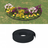 Bordura de gradina, negru, 10 m 10 cm, polietilena GartenMobel Dekor, vidaXL