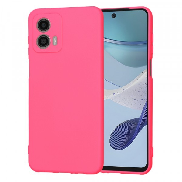 Husa pentru Motorola Moto G53, Techsuit, SoftFlex, Roz Inchis