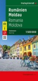 Rum&auml;nien - Moldau, Stra&szlig;enkarte 1:500.000, freytag &amp; berndt
