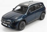 Macheta auto Mercedes-Benz EQB (X243) Denim Blue 2021 scara 1/18