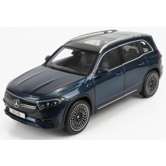 Macheta auto Mercedes-Benz EQB (X243) Denim Blue 2021 scara 1/18