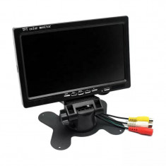 Monitor color pentru tetiera 7 inch, ecran TFT LCD, 2 intrari video foto