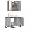 VidaXL Set mobilier de baie, 2 piese, gri sonoma, lemn prelucrat 3300893