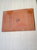 MANA VITEI DE VIE - Studiu Monografic -Traian Savulescu - 1941, 213p.+ X planse, Alta editura