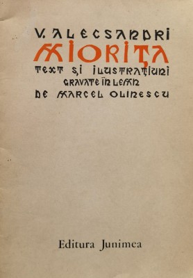 Miorita Text Si Ilustratiuni Gravate In Lemn De Marcel Olines - V.alecsandri , F205 foto