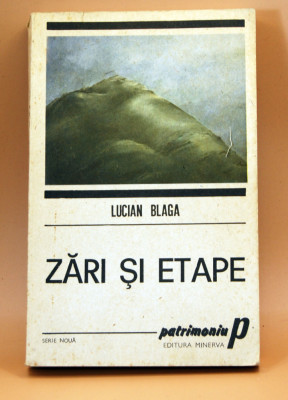 Lucian Blaga - Zări și etape, 1990 foto