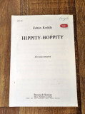 DD Partitura cor, Zoltan Kodaly, Hippity-Hoppity, SSA unaccompanied, Boosey &amp; H