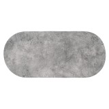 Cumpara ieftin Covor De Baie Oval 45X100Cm &ndash; Nature Brute &ndash; Mat Culoare Gri Moftx