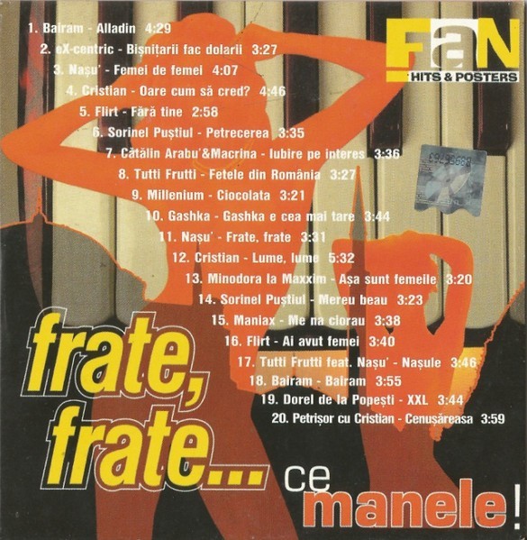 Frate, Frate...Ce Manele!, CD
