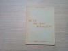 DE CE NU SINT REGALIST ? - Edgar Demetriade - Editura Concordia, 1991, 56 p.