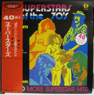 Vinil 2XLP &amp;quot;Japan Press&amp;quot; Various &amp;lrm;&amp;ndash; Superstars Of The 70s (EX) foto