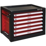 Yato YT-09155 - Dulap pentru scule 690x465x535 mm 6 compartimente banc de lucru