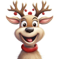 Sticker decorativ, Ren, Maro, 1370STK-5