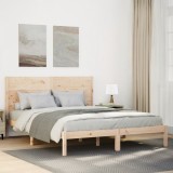 Gossi cadru pat foarte lung fara saltea, 160x220 cm, lemn masiv