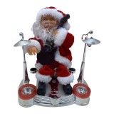 Mos Craciun Muzical cu Tobe si Chitara, Canta Colinde, 16cm