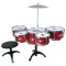 Set 5 Tobe, cu Scaunel , pentru copii, Rosu, Salamandra Kids