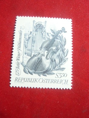 Serie AUSTRIA 1967 Filarmonica din Viena , 1 valoare foto