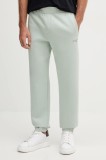 Armani Exchange pantaloni de trening culoarea verde, cu imprimeu, XM000978 AF10818