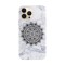 Husa compatibila cu Apple iPhone 14 model Marble Mandala, Silicon, TPU, Viceversa