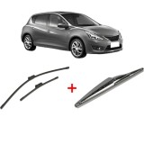 Cumpara ieftin Set 3 stergatoare NISSAN PULSAR Hatchback (C13) 2012, pentru parbriz si luneta, Bosch Twin
