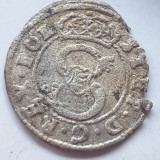 Polonia 1 solidus 1584 argint Ștefan Bathory