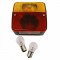 Lampa stop spate cu 4 functii + 2 becuri 11x10x5cm 1buc. - 12V