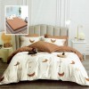 Lenjerie de pat finet 6 piese, cearceaf pat cu elastic, cearceaf pilota 200x230, 2 fete perna 50x70, 2 fete perna 70x70, Extra HF6P282 Relax KipRoom, Somnart