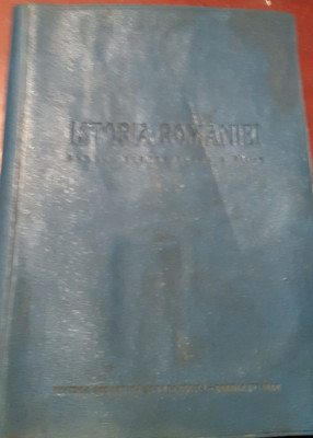 ISTORIA ROMANIEI MANUAL PENTRU CLASA A VIII-A 1965 foto