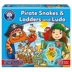 Joc de societate Piratii PIRATE SNAKES AND LADDERS &amp;amp; LUDO foto