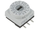 &Icirc;ntrerupător Codificare HEX/BCD 16 Poz SMD 80m&Omega;