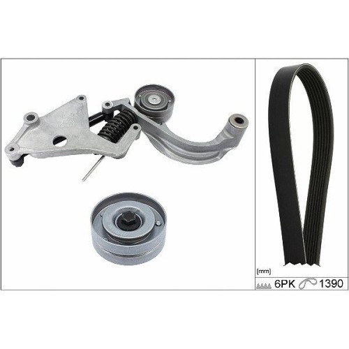 Set curea transmisie Mini Mini (R50 R53) 06.01-09.06, Mini Cabriolet (R52) 04.04-07.08, INA
