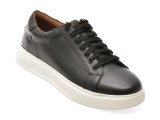 Cumpara ieftin Pantofi sport CLARKS negri, GOSWELL TIE, din piele naturala