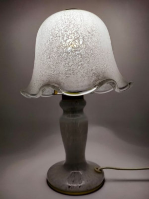 Veioza MCM, Art Deco, lampă ciupercă, Doria, vintage foto