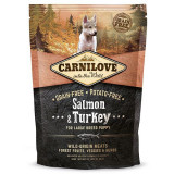 CARNILOVE Salmon &amp;amp; Turkey Large Breed Puppies 1,5 kg