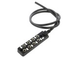Cutie de conexiuni M8 PIN: 3 1m soclu 3A -20&divide;80&deg;C IP67 IN: 8