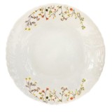 Set 6 Farfurii Intinse Mari Opal Alb Model Garden 26cm DNC60216