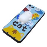 Husa iPhone 7 MyStyle Elegance Luxury Squishy Blue, Protectie Anti-soc, 3D