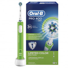 Perie de dinti electrica Oral-B Pro 400 D16.513, verde foto