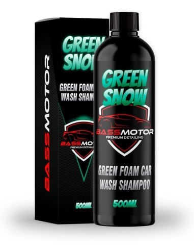 Sampon Auto Verde Super Concentrata Bass Motor Green Snow, 500ml