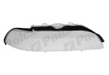 Dispersor far Bmw Seria 5, 2000-2004, montare fata, dreapta, fara element reflectorizant; dispersor de plastic; transparent; cu garnitura, Eagle Eyes