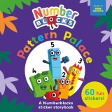 Carte cu abtibilduri Numberblocks - Palatul Modelelor, 60 stickere