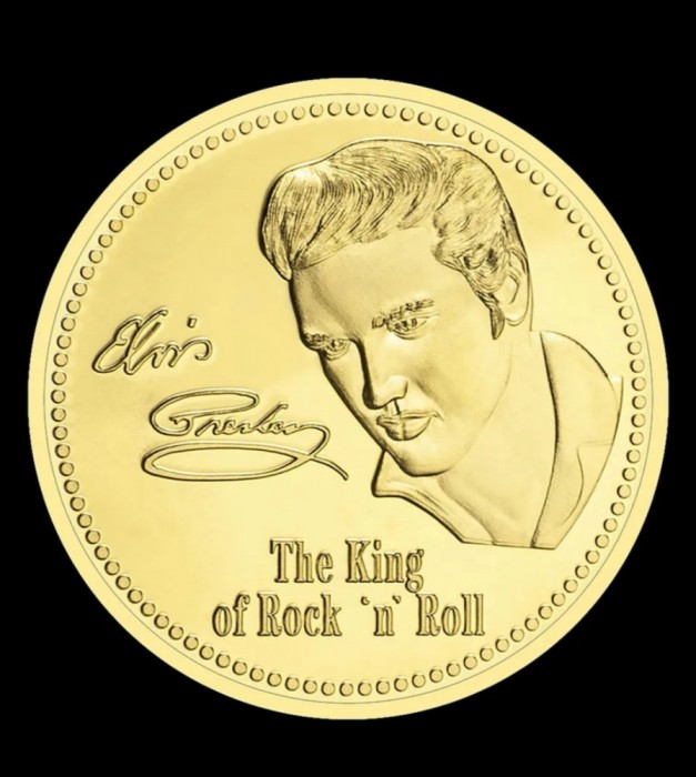Monedă comemorativă Elvis Presley