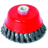 Perie sarma tip cupa cu toroane 100 mm pentru polizor unghiular