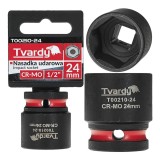 Cheie tubulara de impact in 6 puncte, 1 / 2&quot;, 24 mm, Tvardy T00210-24