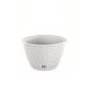 Ghiveci decorativ, rotund,​​​​​​​ alb, 23x14.5 cm, Splofy WS&nbsp;, Prosperplast