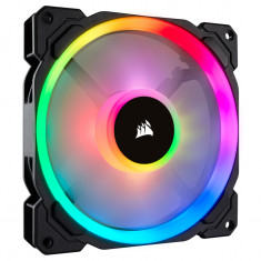 VENTILATOR CORSAIR, pt carcasa PC, 140 mm, 1300 rpm, LED RGB, pack 1 foto